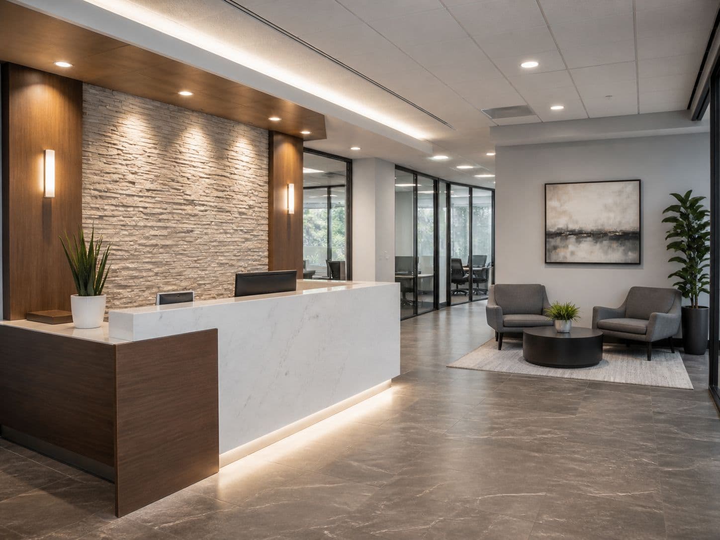 Office Reception & Lobby Renovations